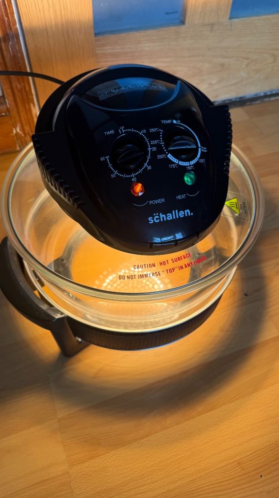 Schallen Halogen Air Fryer 1300W 17L – Brand New, Black