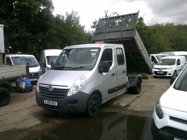 Vauxhall Movano CREW TIPPER,2016,66 REG,ONLY 121k,1 OWNER,AIRCON,VERY CLEAN VAN