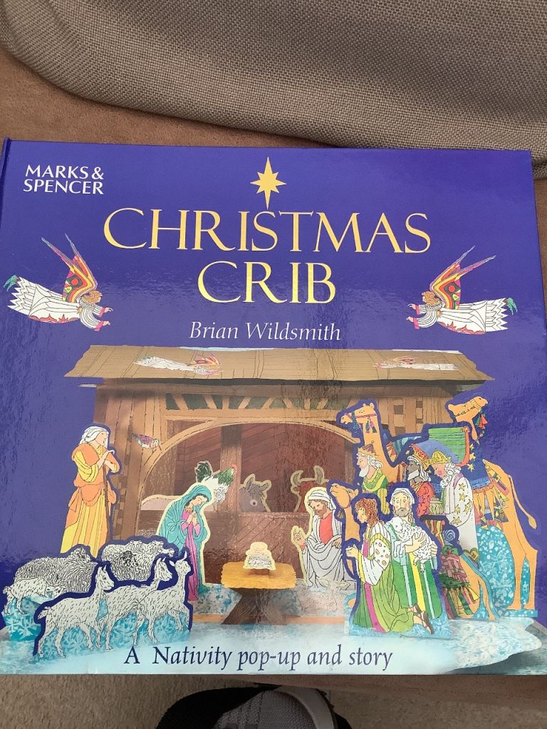M&S Christmas Crib pop up Nativity Scene 