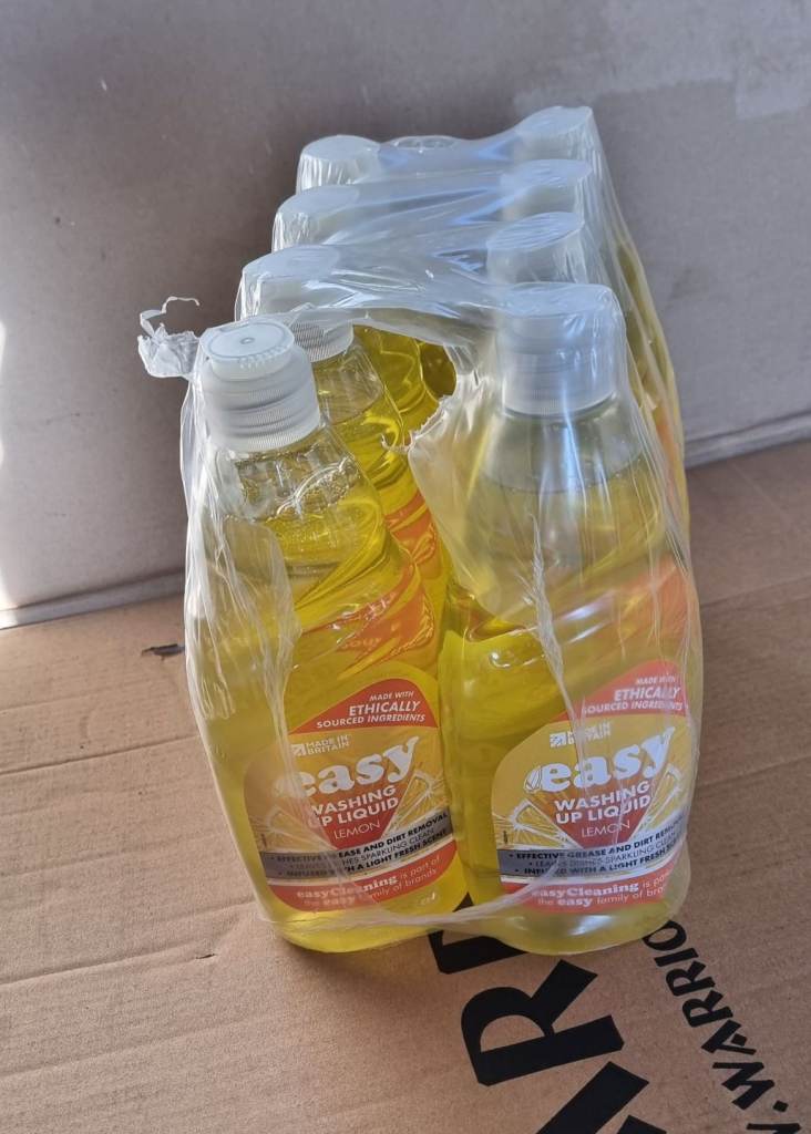 Easy Lemon Washing Up Liquid - Case of 8