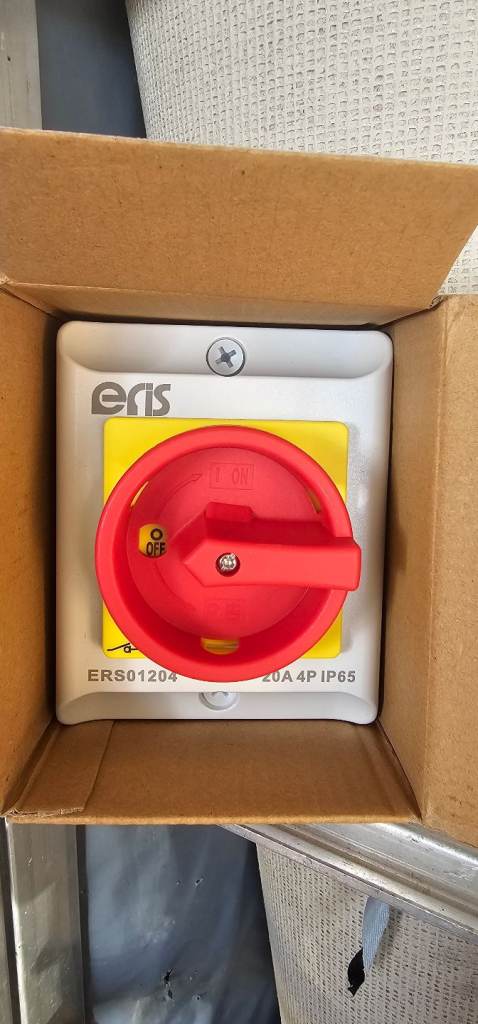 20A 4 pole rotary  Isolator. (Surface)