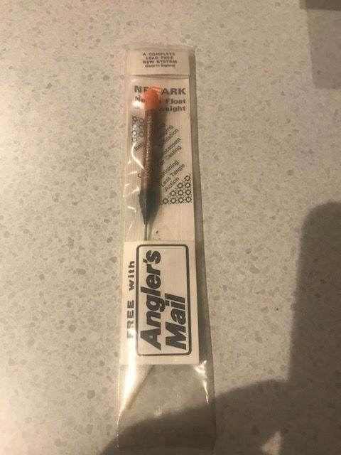 New  Unused Newark Needle Float and Pinweight Float Anglers Mail Fishing Old  Bobber
