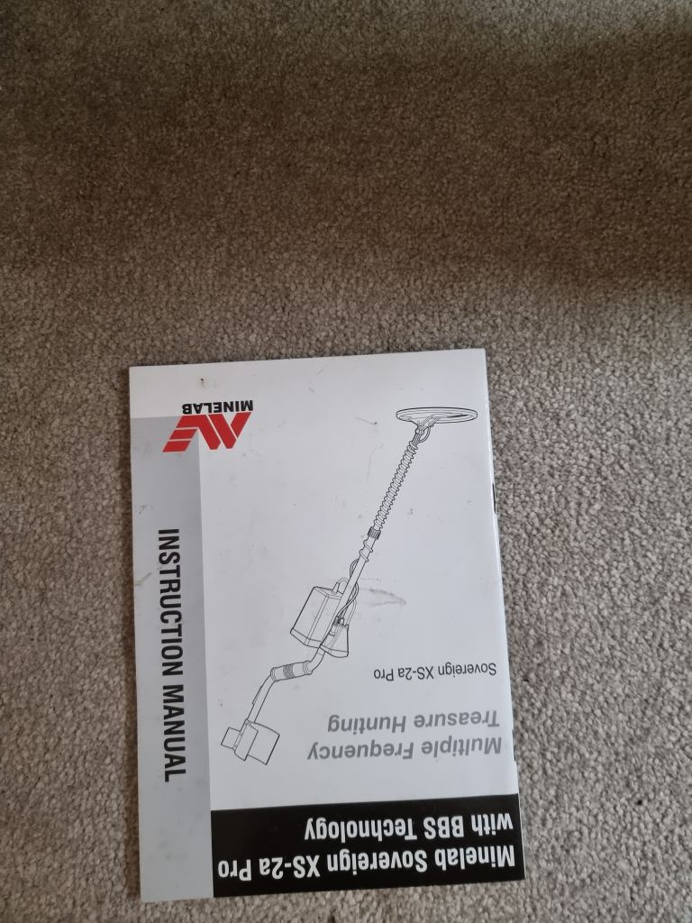 Minelab Sovereign xs metal detector