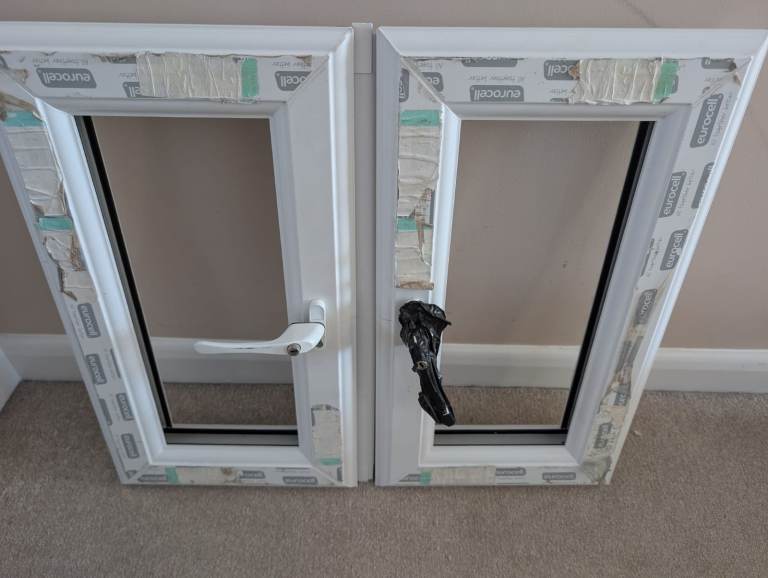 UPVC Double French Window Encasement