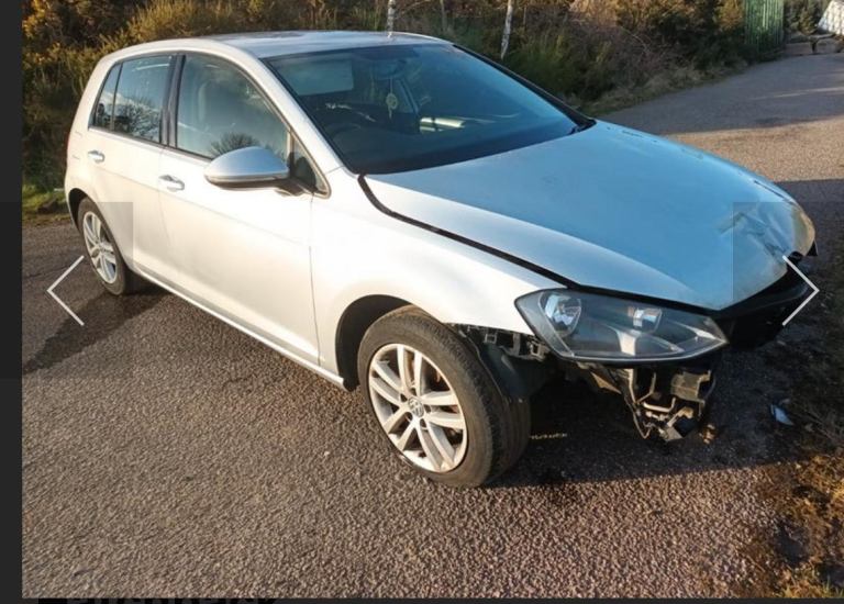 VW GOLF MK7 FOR BREAKING IN SILVER LA7W 2013 WINGS/DOORS ETC