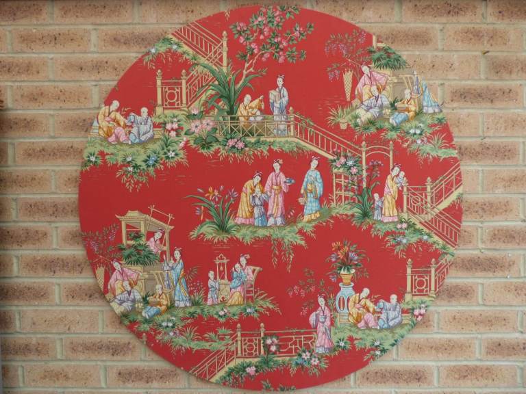 X-Large Chinese Japanese Chinoiserie Style Wall Art Decor Picture  100cm x 100cm