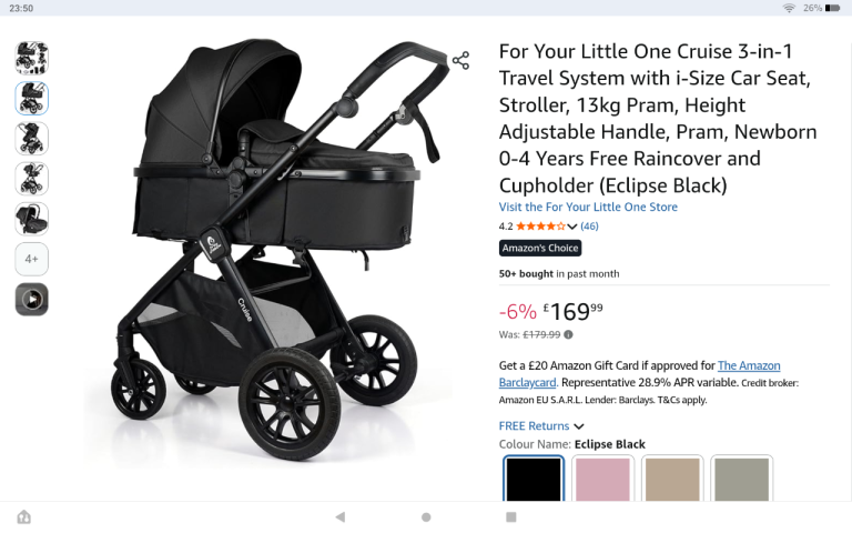 Baby pushchair (needs to go urgently!)