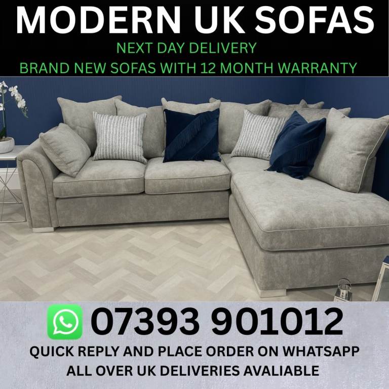 New design corner sofa here