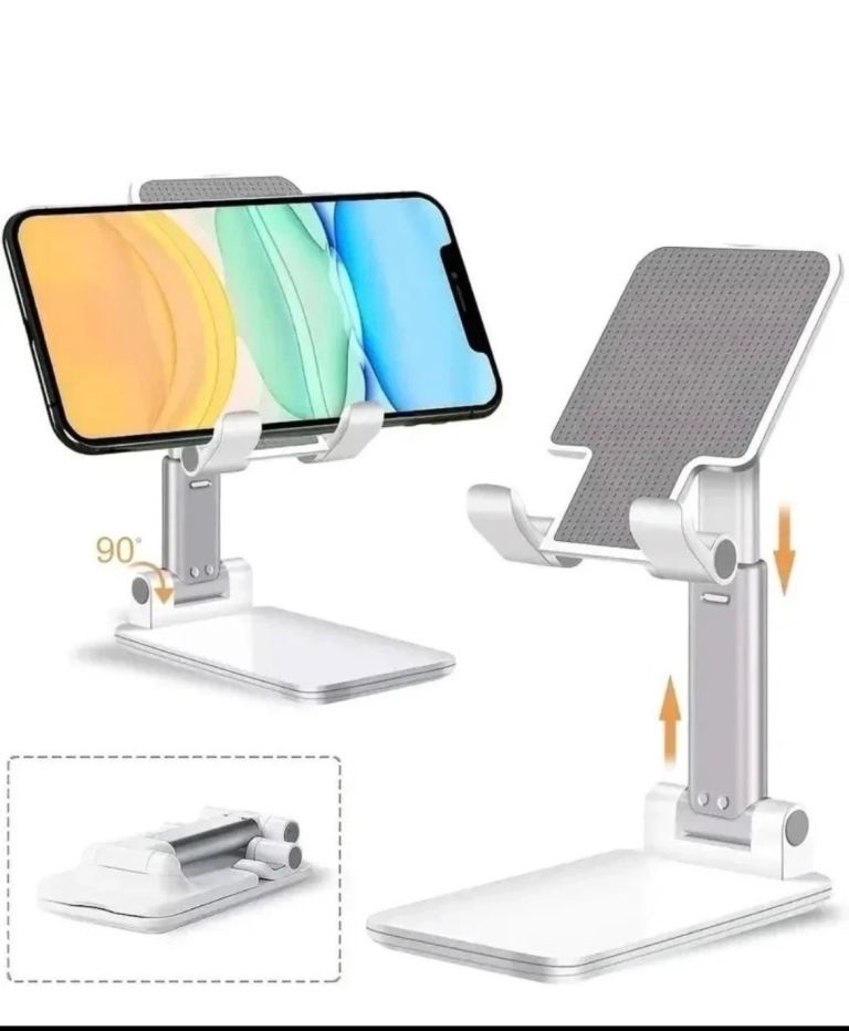 Adjustable Phone Stand Desk Holder Foldable Smartphone Tablet Mount