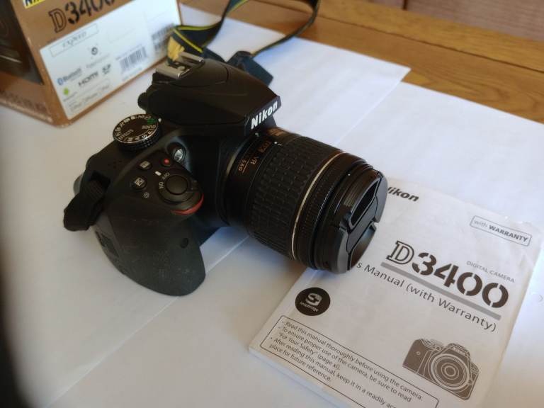 Nikon D3400 DSLR camera