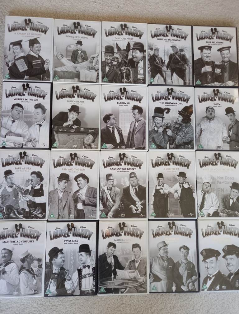 20 Laurel & Hardy DVDs