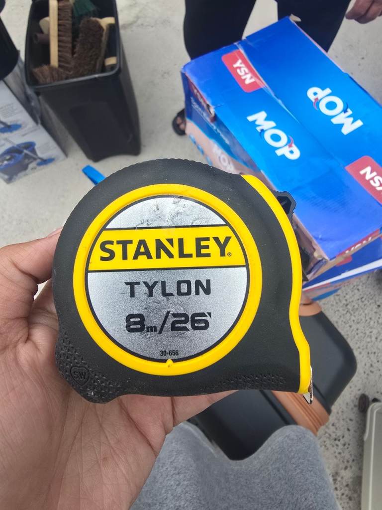 Stanley Tylon Tape Measure 8m/26ft – Good Condition
