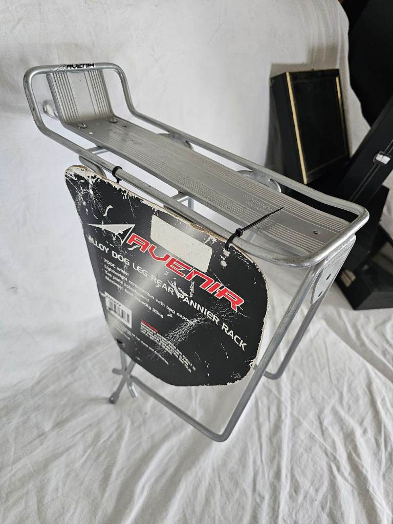 Avenir/Raleigh Alloy Dog Leg Rear Pannier Carrier/Rack