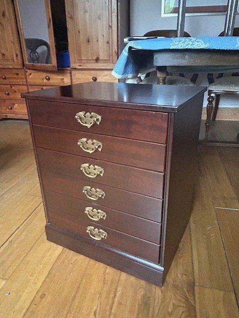 Beautiful Antique LP Storage Cabinet