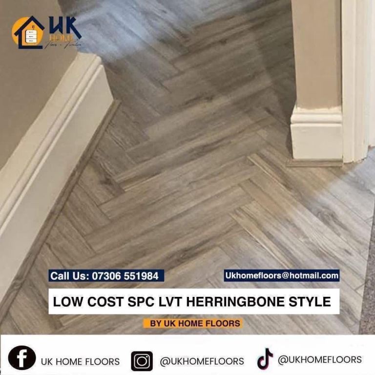 Low cost spc pvt herringbone flooring 