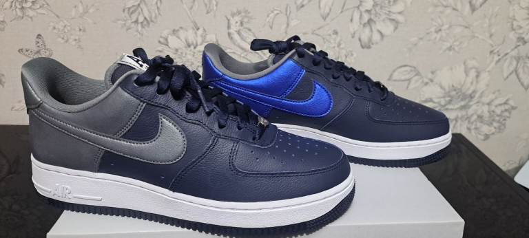 Air Force 1 07 LV8 UK6.5 EUR 40.5 Obsidian Smoke Game Royal Brand New Full Box