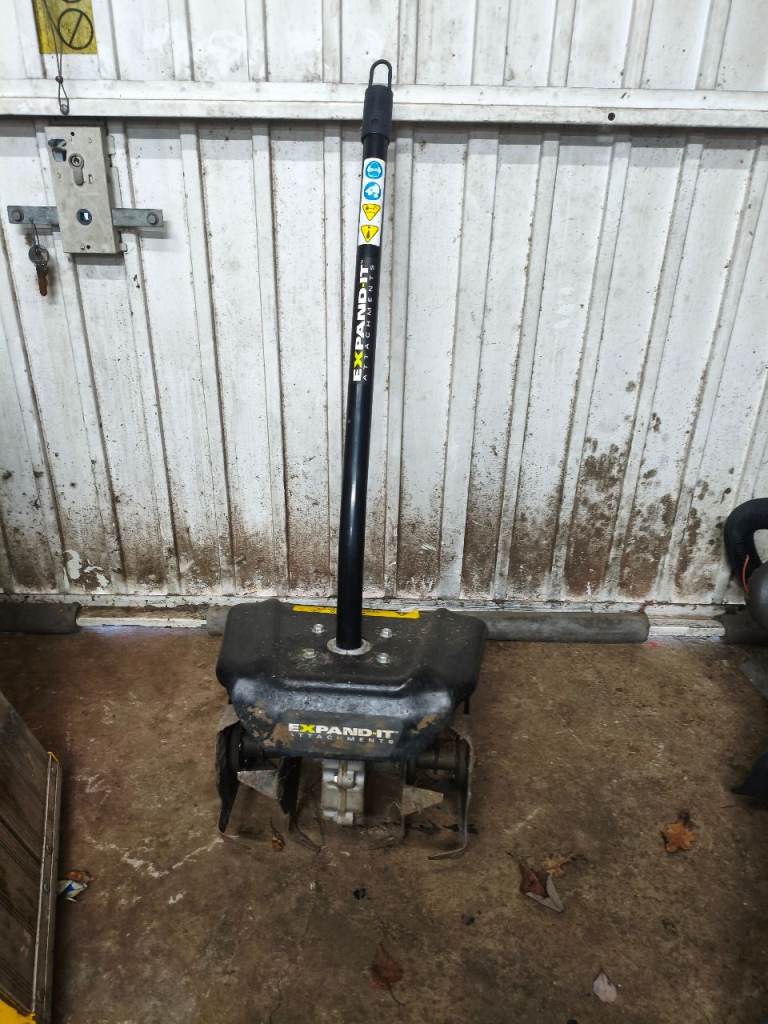 Strimmer cultivator rotavator attachment 