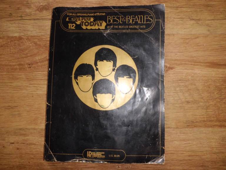 The Beatles Best Of Sheet Music Book – Fair Condition