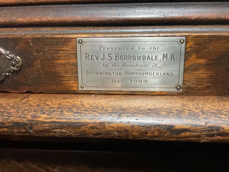 Stunning large antique Tambour desk 