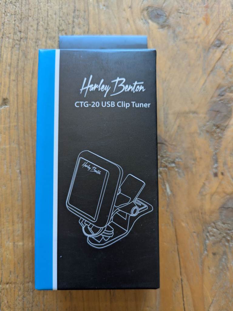 Harley Benton CTG-20 USB clip guitar tuner
