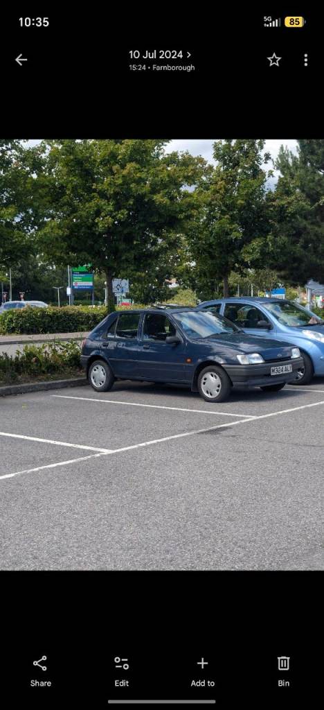 Ford, FIESTA, Hatchback, 1995, Manual, 1119 (cc), 5 doors