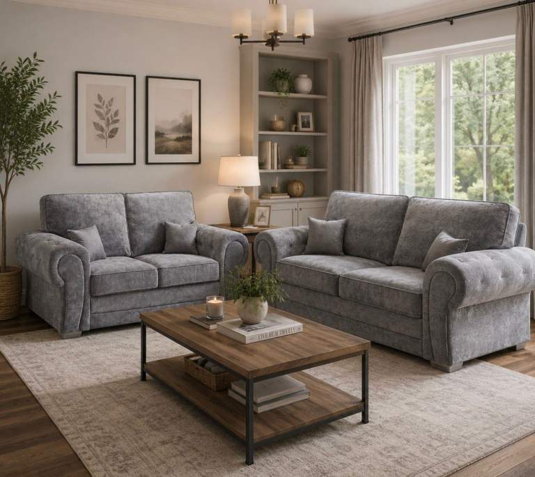BRAND NEW Verona 3+2 sofa set high back - Available in a variety of colours 