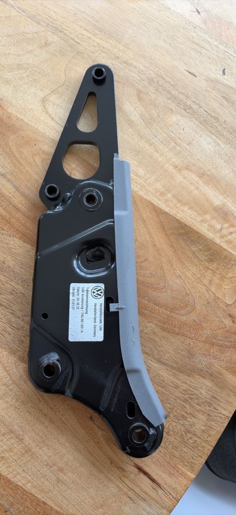 Genuine VW Transporter fixed seat bracket.