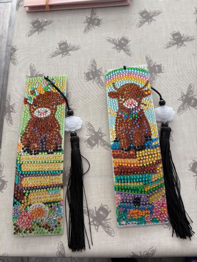 Highland cow bookmarks 