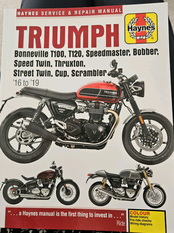 Haynes Triumph Bonneville manual