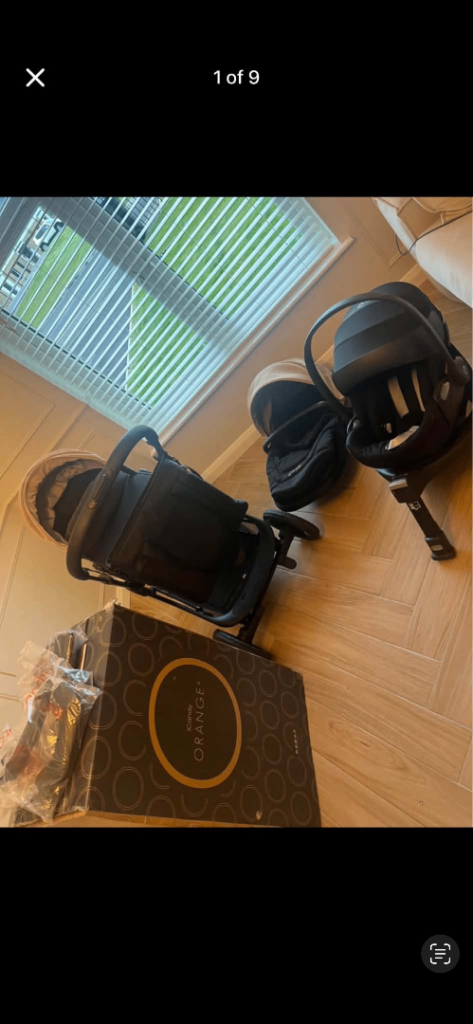 Icandy orange and cybex t cloud with isofix base 