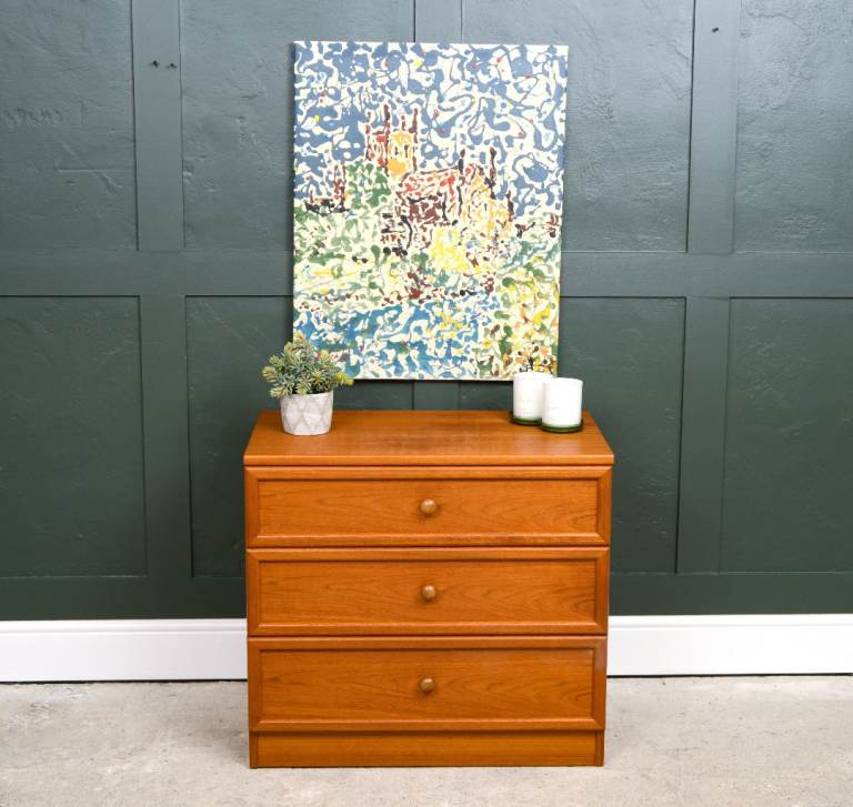 Vintage G Plan Albany Chest Of Drawers - Teak - 1980s