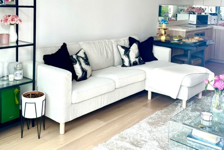 3-Seat Sofa with Chaise Longue