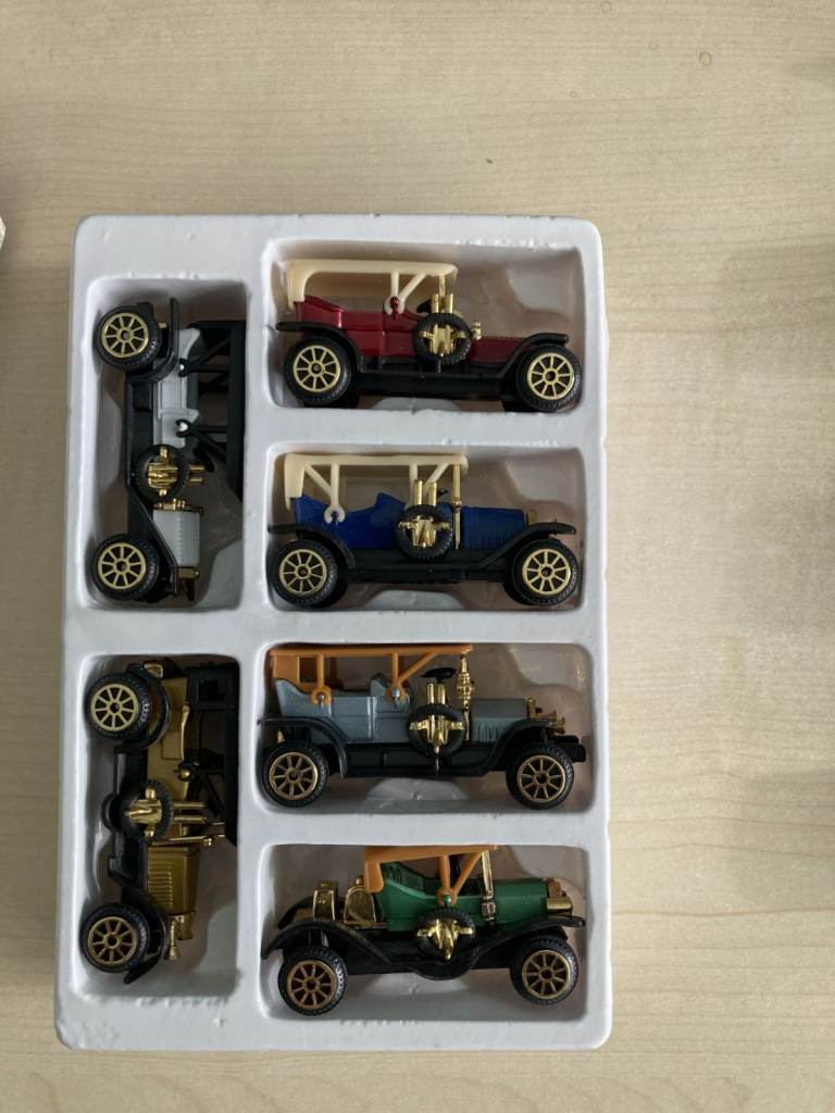 Set of  6 Vintage Car Miniatures