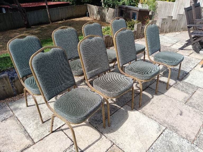 8 x Stackable Banqueting Dining Chairs - Free