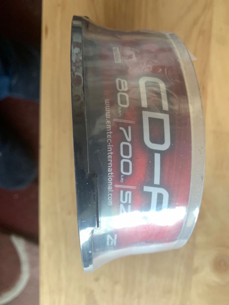 Sealed unused emtec cd-r 25 pack 