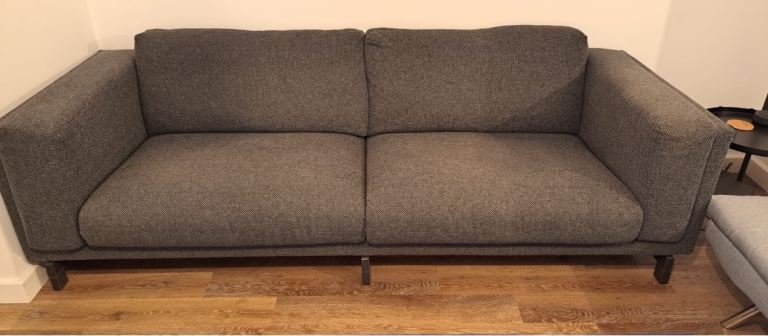 Free - IKEA Grey two seater giant sofa EXCELLENT condition 