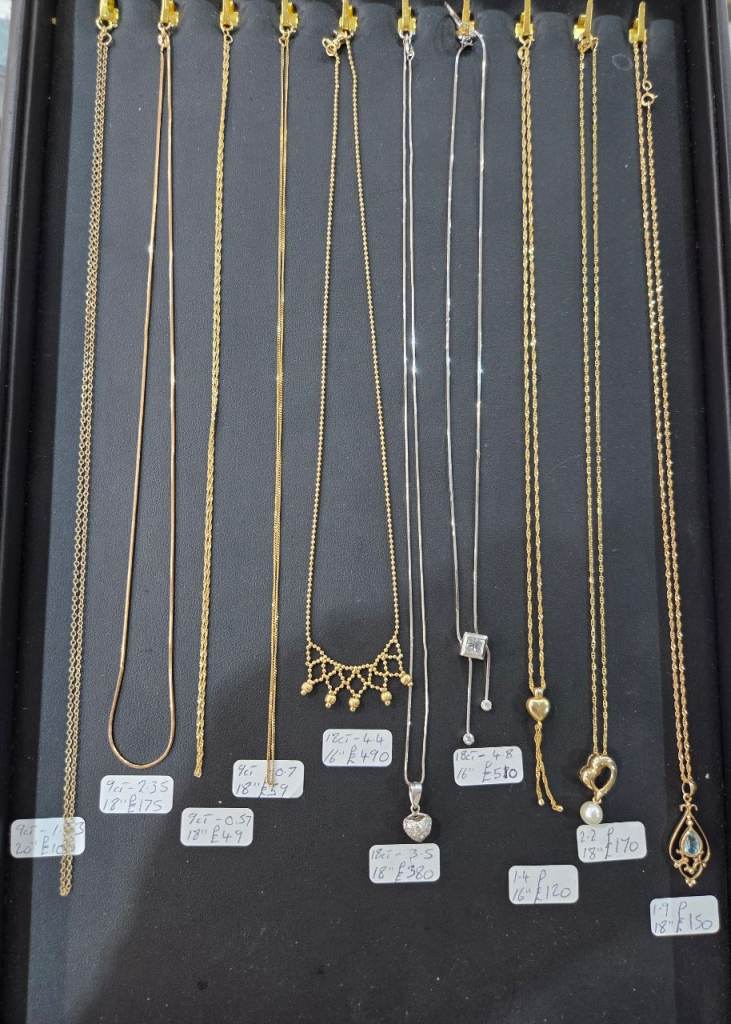 🔥 ladies 9ct 18ct chain 👧 