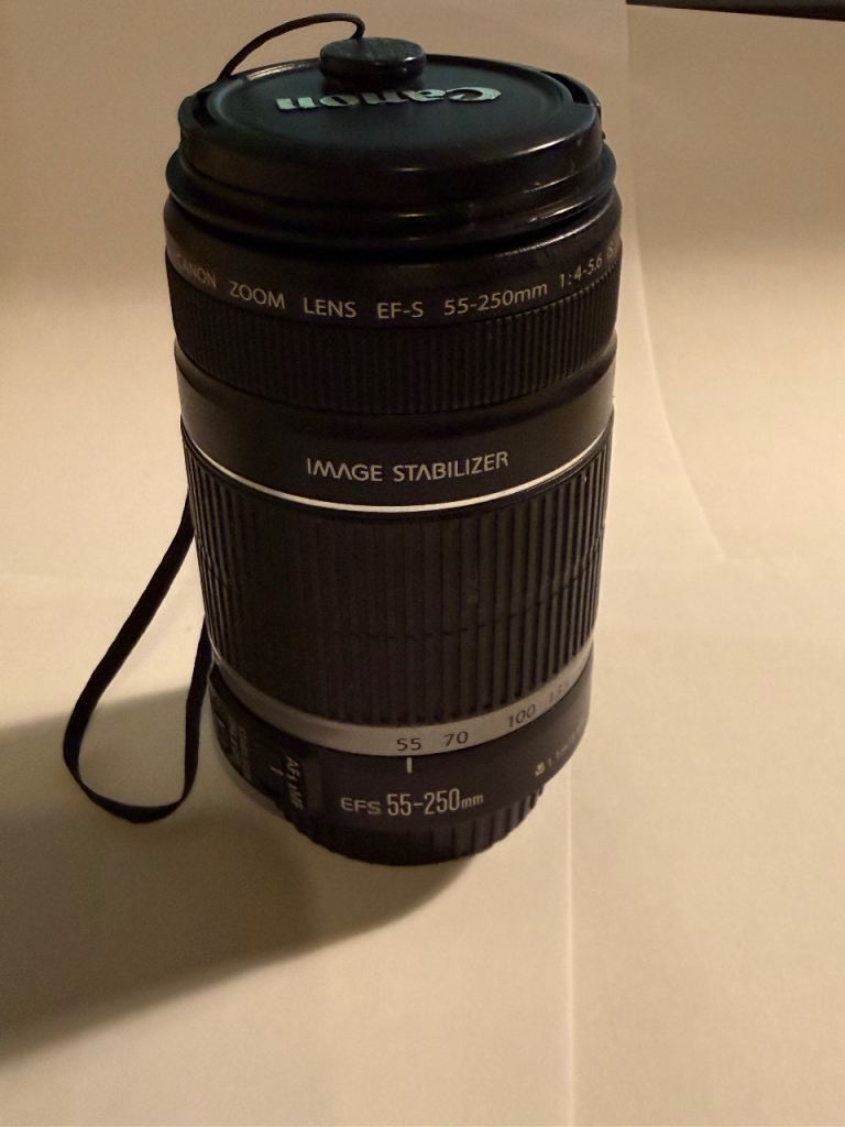 Canon EF-S 55-250mm Zoom Lens – Good Condition