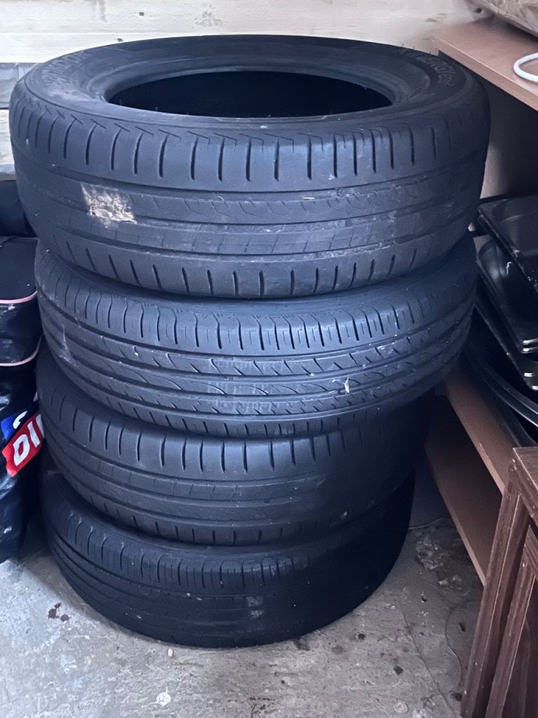 4x Car Tyres | Job lot | 195/65R15 