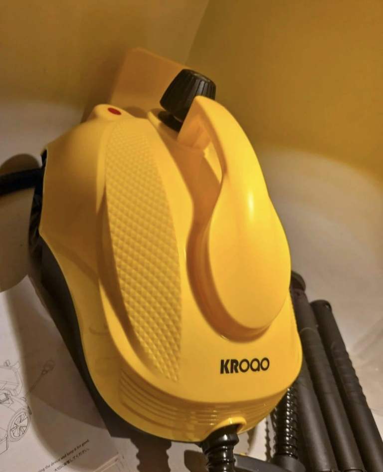 KROQO Steam Cleaner - For Floors, Carpets, Curtains