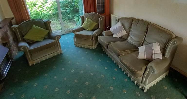 Three piece sofa