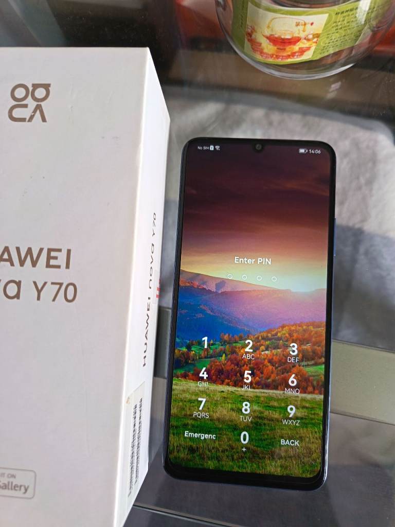 Huawei Nova Y70 Mobile Phone - Black, As Good As New