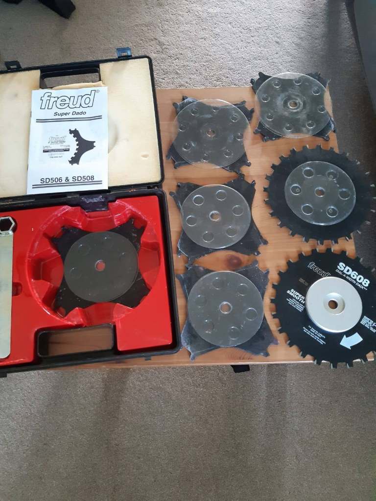 Freud SD508 Super Dado 8-Inch Stack Dado, One Size, Multi. London W3