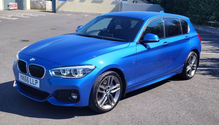 2017 BMW 1 Series 120D MSPORT (XDRIVE) - ESTORIL BLUE - FSH - Only 32000 miles