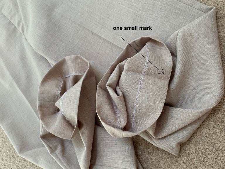 A classic men’s trousers, beige color by Oscar Jacobson W 34”