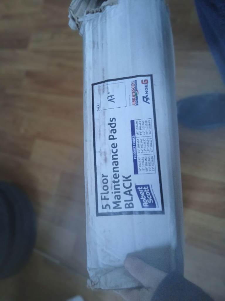 Floor maintenance pads