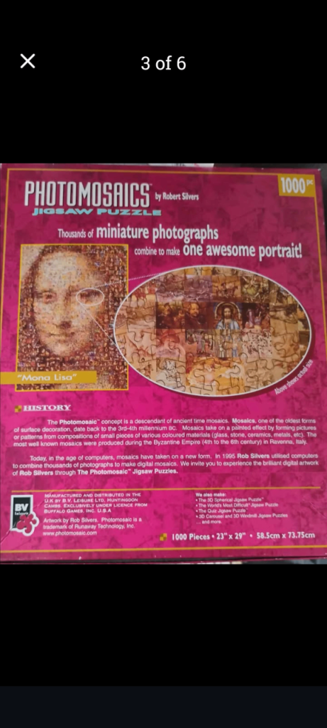 Puzzles,Photomosaic x3