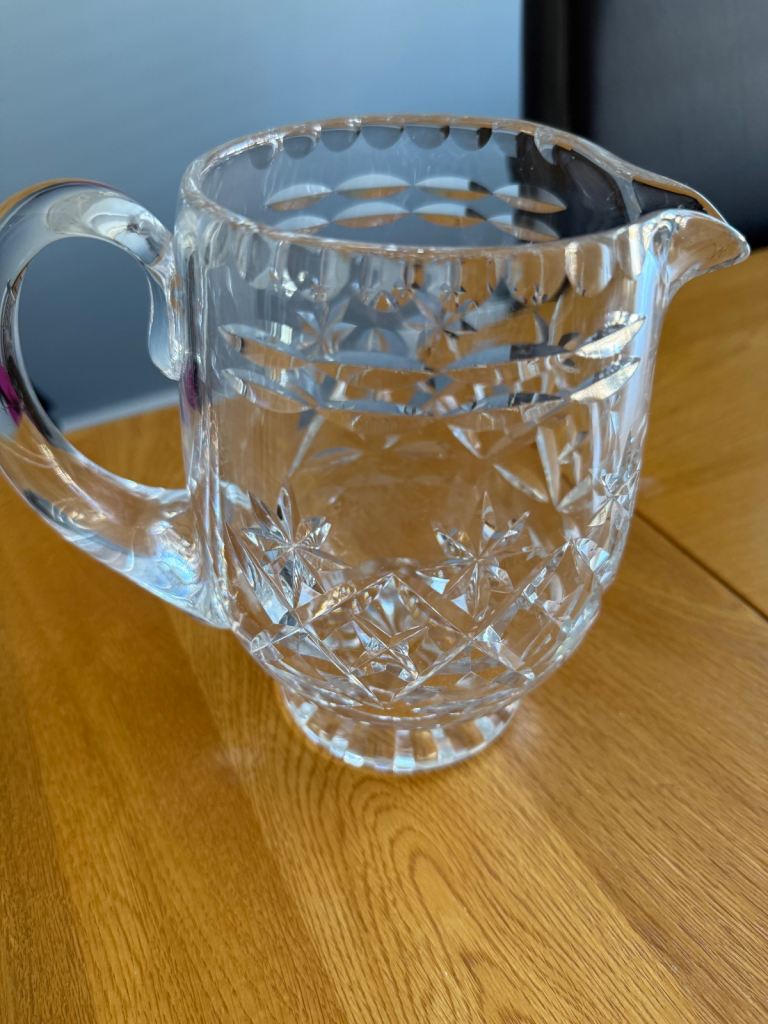 LEAD CRYSTAL WATER JUG