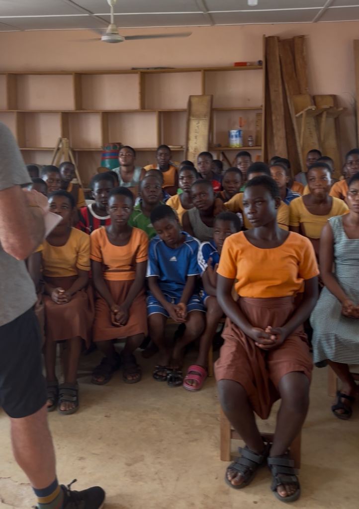Laptop donations for school project in Ghana