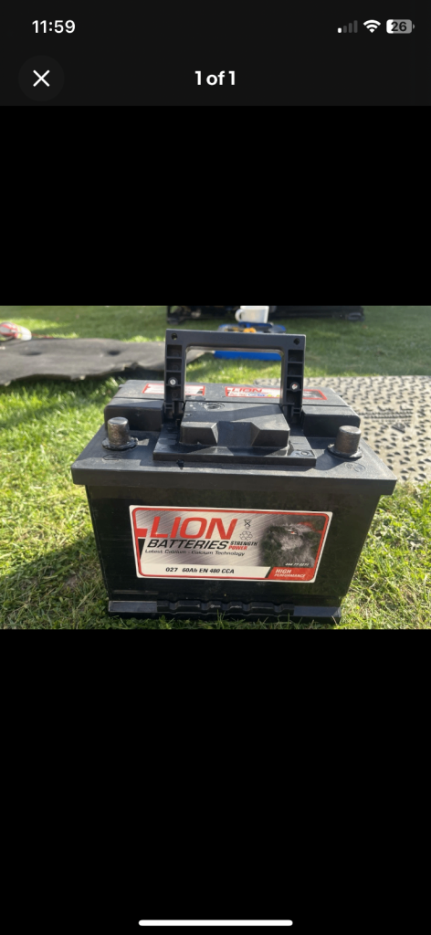 Car Battery Fits VW Golf Mk 6 